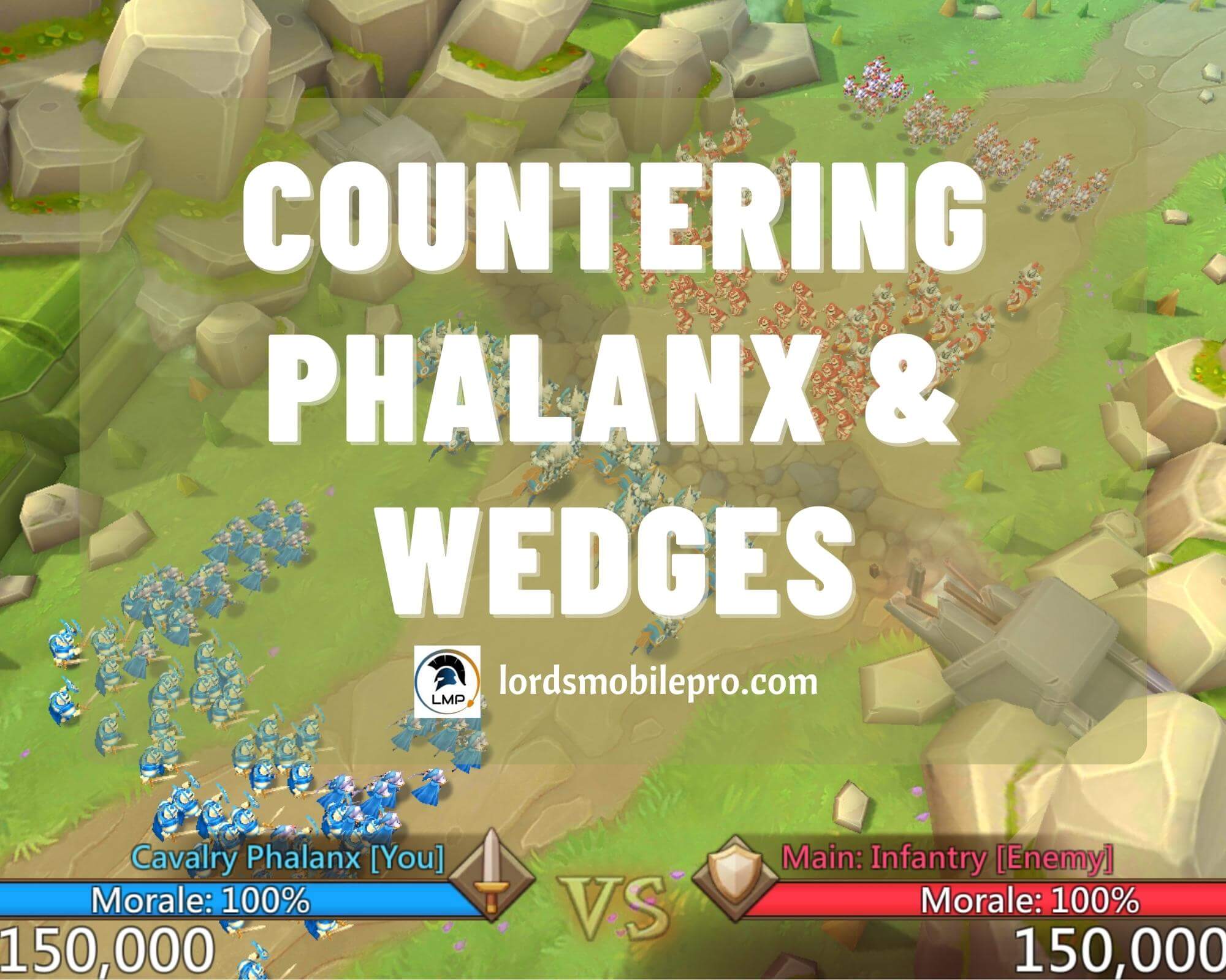 Countering Phalanx & Wedges Lords Mobile