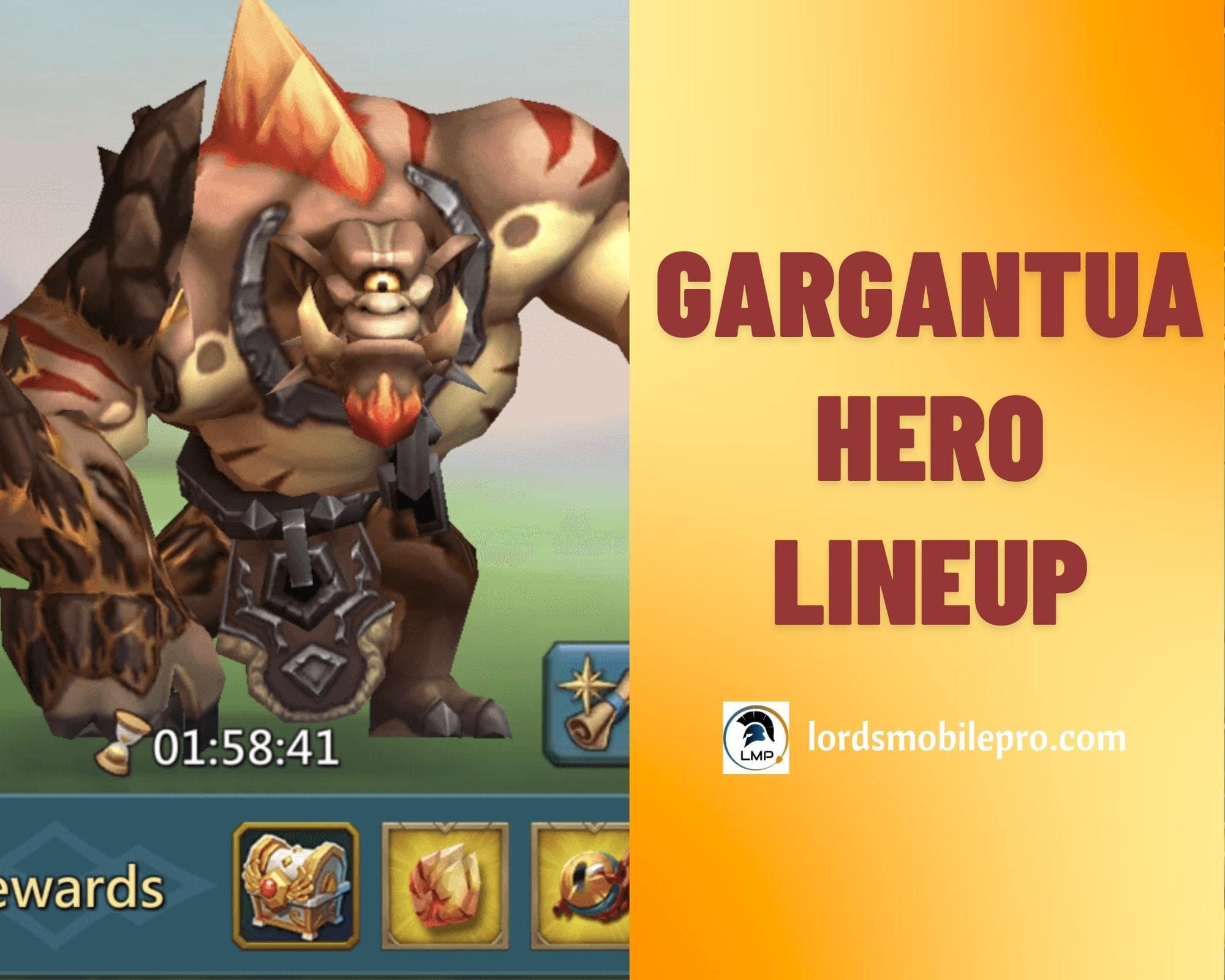 Gargantua Hero Lineup Lords Mobile