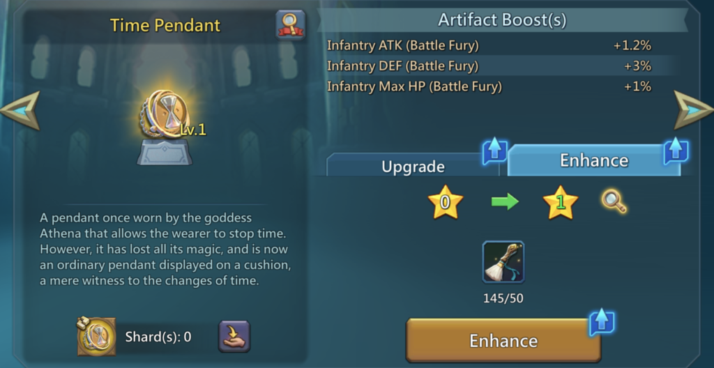 Best Artifacts to Upgrade Lords - Lords Mobile Pro