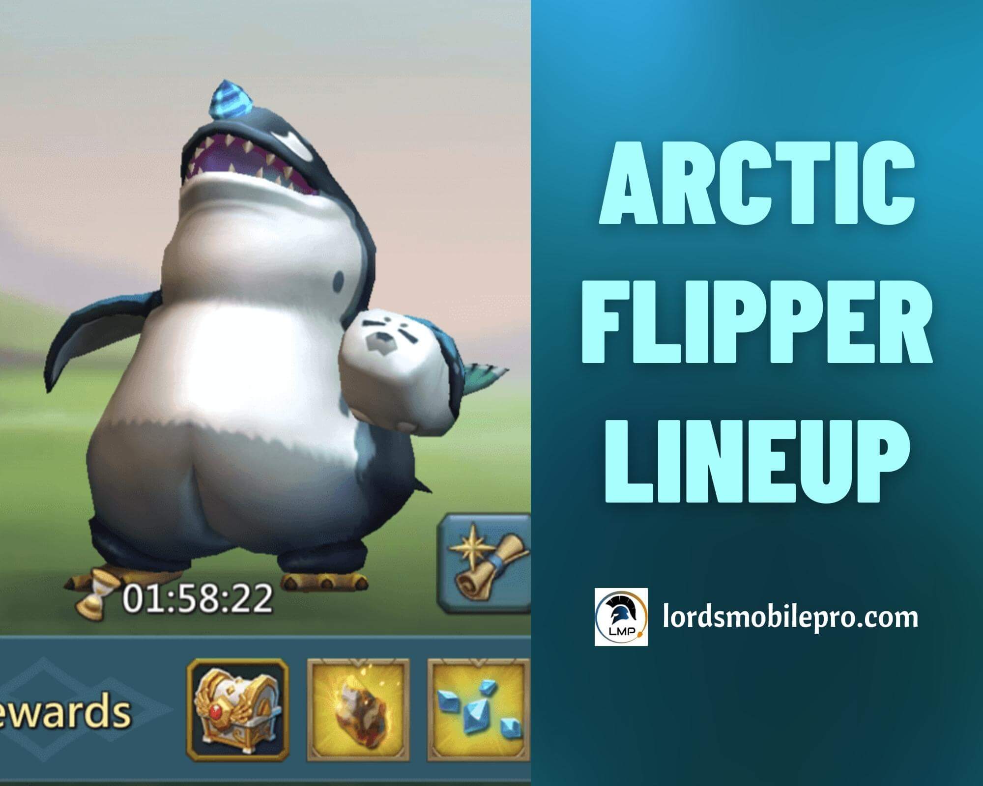 Arctic Flipper Hero Lineup Lords Mobile