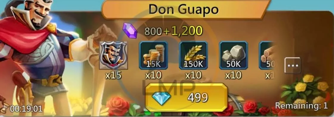 Don Guappo Pack Lords Mobile - Lords Mobile Pro
